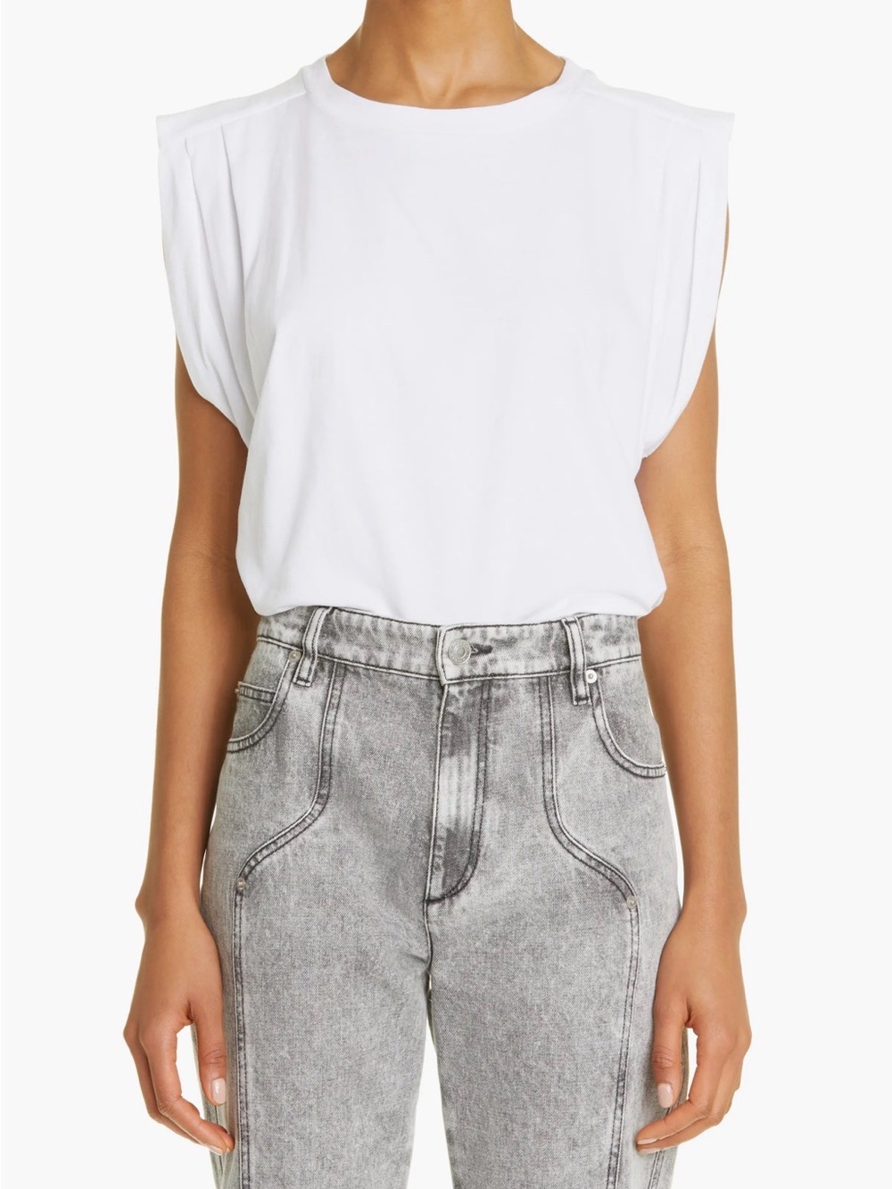 Isabel Marant White Zutti Tank Top